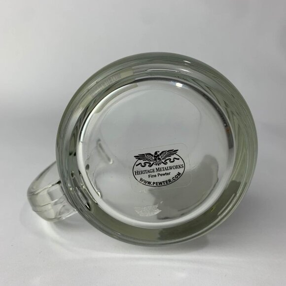 Heritage Pewter Beagle Dog Glass Coffee Mug New - Picture 6 of 6